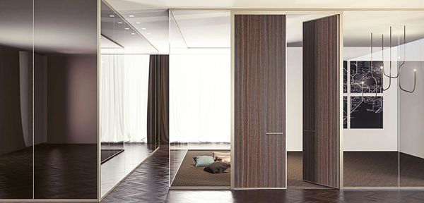 glass partition wall