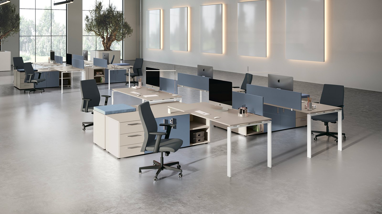 Ηχοαπορροφητικό διαχωριστικό της σειράς Loft