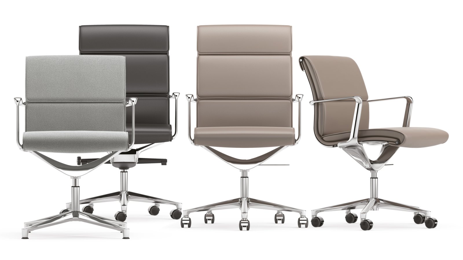Διευθυντικές πολυθρόνες Una Chair της ICF σε αίθουσα συσκέψεων