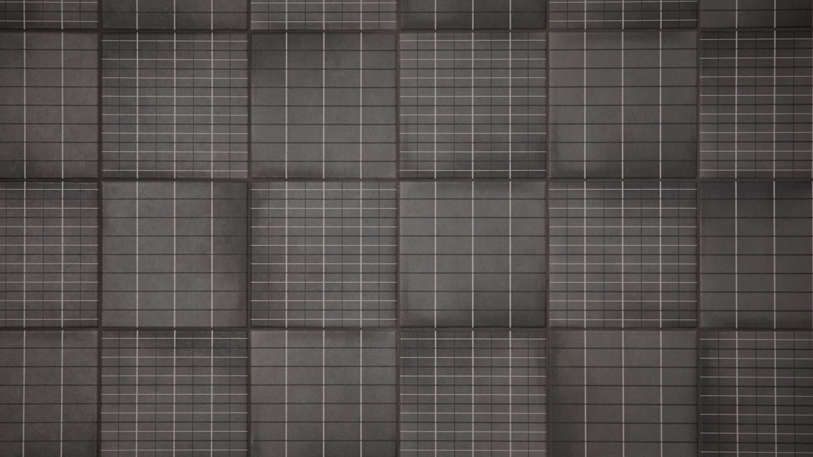Τοίχος μπάνιου με Aurore Charcoal Grid L της Mutina