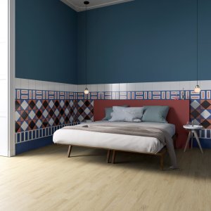 Square Terracotta: σχέδιο της Nathalie Du Pasquier για τη Mattonelle Margherita