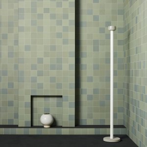 Μπάνιο γραφείου επενδυμένο με Mews σε χρώμα Light Blue