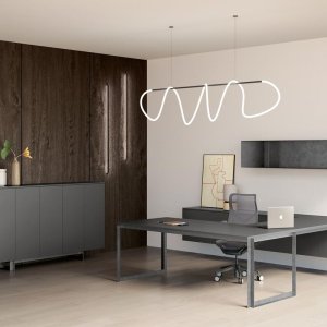 Τετράγωνο τραπέζι συσκέψεων Archiutti σε δρυ Tortona με top access