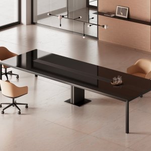 Archiutti Fattore Alpha, χαμηλό τραπέζι 42 cm μπροστά από το διευθυντικό γραφείο