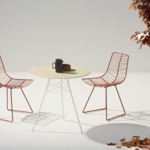 Πολυθρόνα lounge Leaf της Arper με αφαιρούμενο μπροστινό μαξιλάρι