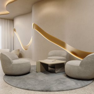 Σε γυάλινη αίθουσα συνεδριάσεων: το Codutti Ginza από μασίφ ξύλο