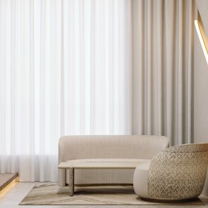 Codutti Ginza σε αίθουσα συνεδριάσεων με θέα στον κήπο