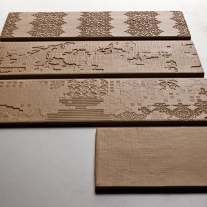 Μπάνιο διεύθυνσης επενδυμένο με Bas-Relief της Urquiola