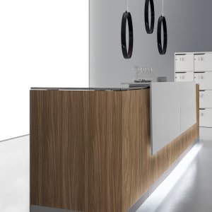 Ταινία LED με dimmer αφής κάτω από το top του πάγκου Qubo