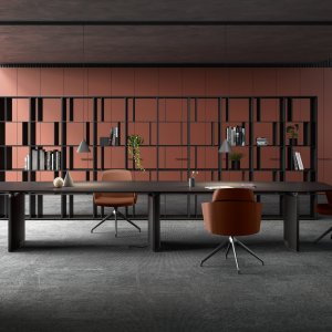 Μεταλλική λαβή μπάρα σε ερμάριο της συλλογής Eleva