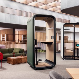 Framery One Compact ως ήσυχο δωμάτιο σε ανοιχτό γραφείο