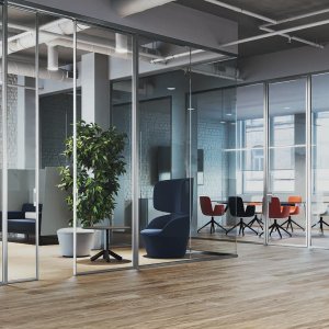 Τζάμι laminate τοποθετημένο στο προφίλ της K42