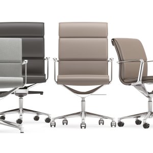 Διευθυντικές πολυθρόνες Una Chair της ICF σε αίθουσα συσκέψεων