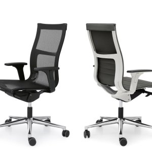 Una Chair με σκελετό σε μπρονζέ βαφή