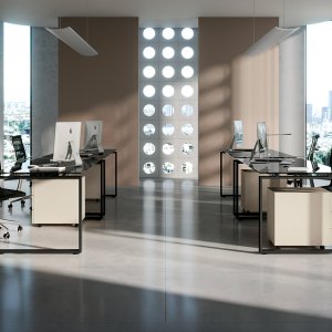 Οδηγοί τριπλής εξαγωγής της συρταριέρας Loft