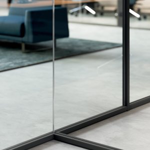 Αυτοφερόμενο χώρισμα με άνω πλαίσιο στο σύστημα M1 M2 M3