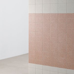 Μοτίβο Grainy White της Tape Mutina σε λευκή βάση