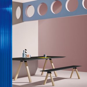 Επιφάνεια από συνθετικό μάρμαρο σε Arki-Table 240×100
