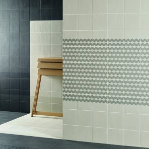 Μοτίβο Mesh Green της συλλογής Tape σε εφυαλωμένο γρανίτη