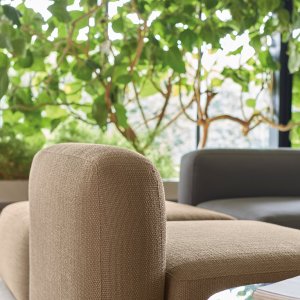 Επενδυμένη επιφάνεια στο ξύλινο μπράτσο του Quinti One Hundred