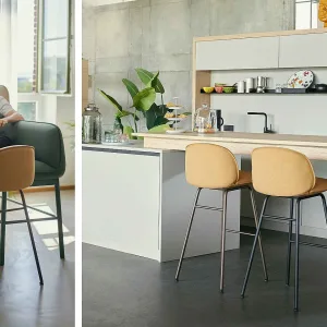 Καρέκλα από μασίφ φλαμουριά se:café wooden chair με βιεννέζικη ψάθα