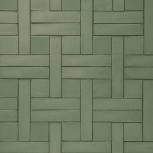 Εξωτερικό δάπεδο σε Weaving στον τόνο Green