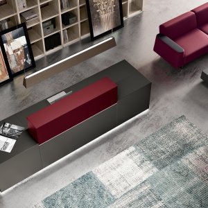 Ματ λακαρισμένη πρόσοψη του πάγκου υποδοχής Z1