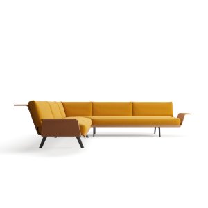Zinta Lounge με ταπετσαρία σε κάθισμα και πλάτη